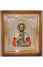 Икона  Александр Невский (23 х 26 см), арт IDR-263