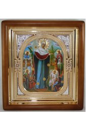 Икона Божья Матерь Всех скорбящих радость (23 х 26 см), арт IDR-103