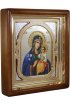 Икона Божьей Матери Неувядаемый цвет (23 х 26 см), арт IDR-150