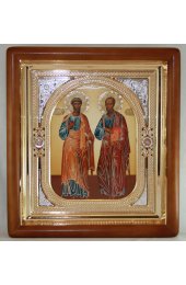 Икона Петр и Павел Апостолы (23 х 26 см), арт IDR-257
