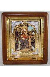 Икона Благословение детей (16,5 х 19,5 см), арт IDR-168