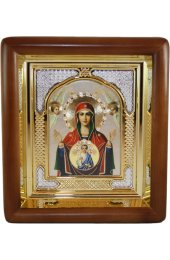 Икона Божьей Матери Знамение (16,5 х 19,5 см), арт IDR-319