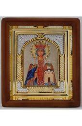 Икона Ольга (16,5 х 19,5 см), арт IDR-244