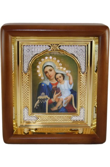 Икона Божьей Матери Покрывающая (16,5 х 19,5 см), арт IDR-136