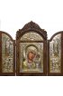 Икона Казанская Божья Матерь, триптих