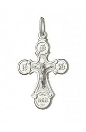 Серебряный крестик женский, арт прК-184-2