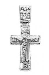 Серебряный крестик, арт прК-329-2