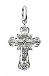 Серебряный крестик, арт прК-339-2