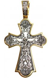 Позолоченный крестик, арт прК-592-2