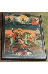 Икона Дмитрий Солунский (копия старинной), арт STO-028