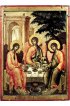 Икона Святая Троица Живоначальная (копия старинной), арт STO-149