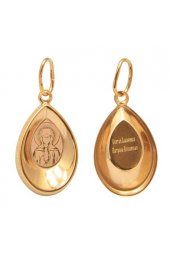 Подвеска золотая Матрона Блаженная, арт прП-014