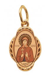 Подвеска золотая Евдокия, арт прП-070