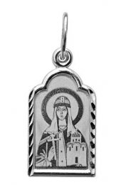Нательная иконка Ольга Святая, арт прП-1293