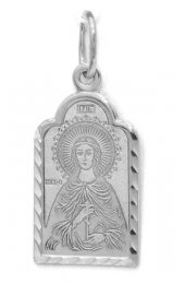 Нательная иконка Иулия Святая, арт прП-1258