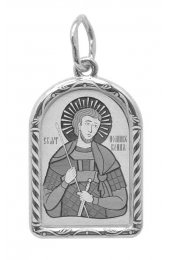 Нательная иконка Иоанн Воин, арт прП-1250
