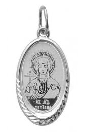 Нательная иконка Татьяна Святая, арт прП-1306
