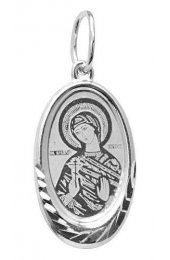 Нательная иконка Евгения Святая, арт прП-1195