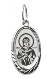 Нательная иконка Валерия Святая, арт прП-1164
