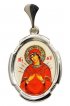 Нательная иконка Божья Матерь Семистрельная, арт прП-1059